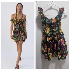 Urban Outfitters Aubrey off the shoulder mini dress size small